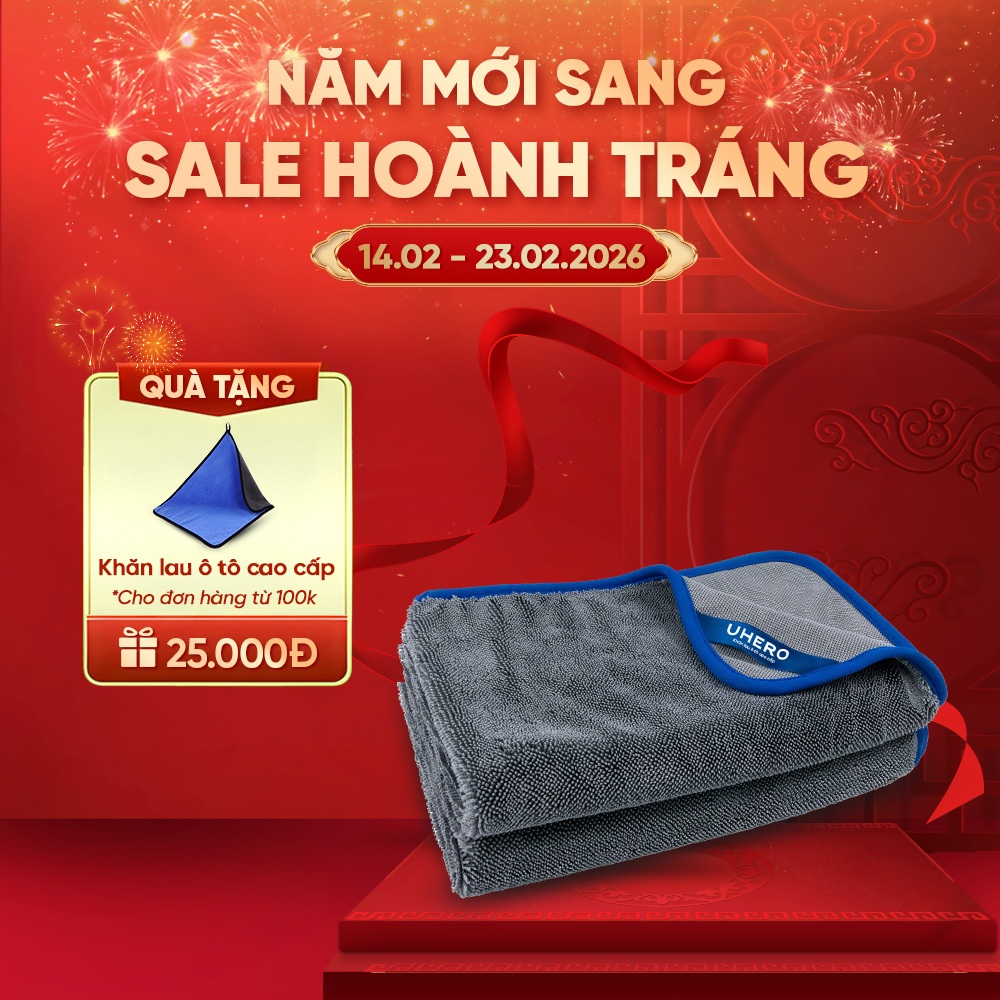 Khăn lau ô tô UHERO Superfine Fiber