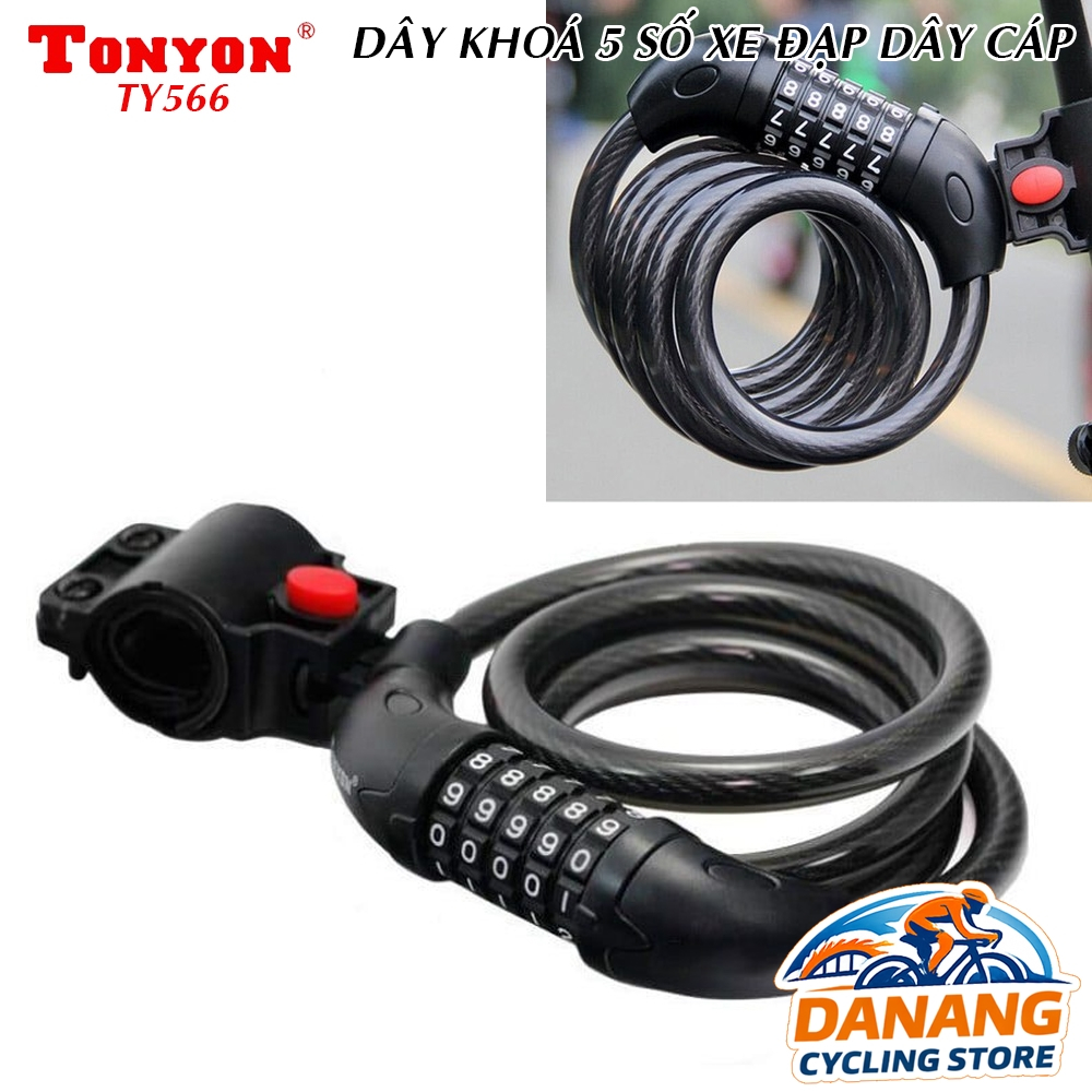 Dây Khóa Xe Đạp 5 Số Đổi Mã TONYON TY566 – Bicycle Lock
