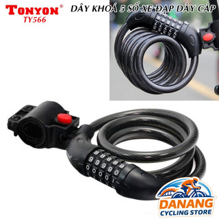 Dây khóa xe đạp 5 số đổi mã tonyon ty566 – bicycle lock