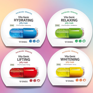Hộp 10 Miếng Mặt Nạ BNBG Vita Genic Dưỡng Ẩm, Phục Hồi, Hỗ Trợ Dưỡng Trắng Da Hàn Quốc