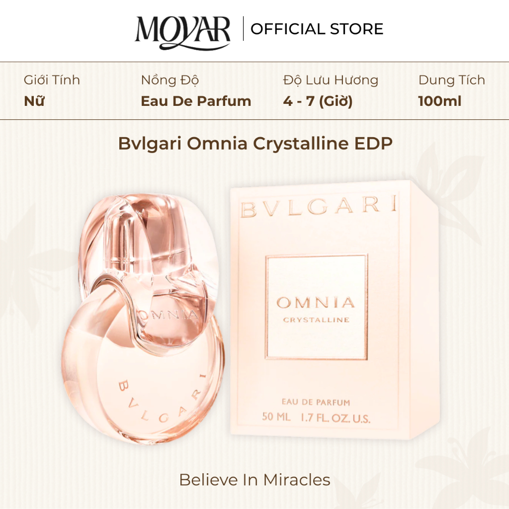 Nước Hoa Bvlgari Omnia Crystalline EDP | Nước Hoa Nữ Fullsize | Moyar Perfume