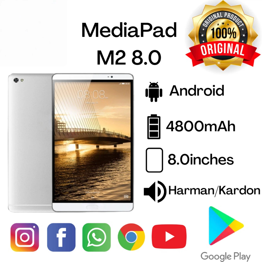 4G phablet android tablet ( MediaPad M2 - 801L/ 803L ) 4G CAN MAKE CALL AS PHONE 100% ORI