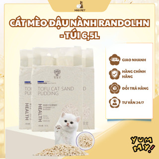 Cát Vệ Sinh TOFU Randolph Cho Mèo Từ Đậu Nành 6,5L – Không Bụi, Khử Mùi Tốt, Vón Chắc Dễ Dọn