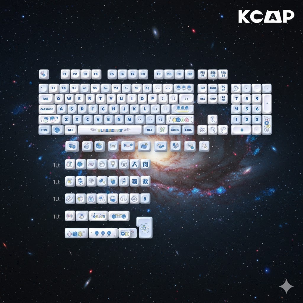 Keycap Sữa Lắc Nhỏ MOA | KCAP - World of keycaps