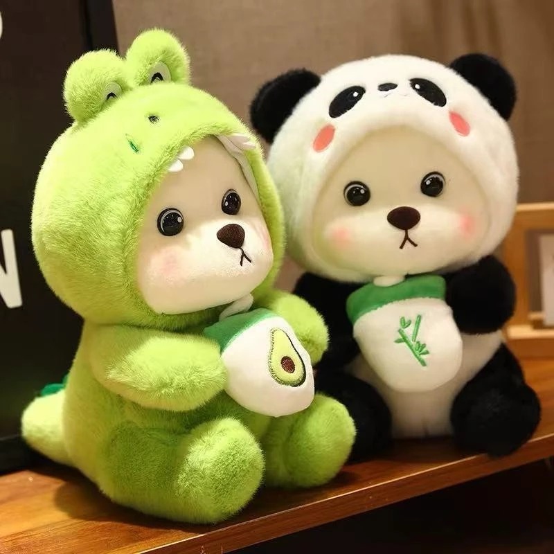 Gấu Bông Lena Cosplay Khủng Long Heo Gấu Trúc Hottrend Bông Mềm