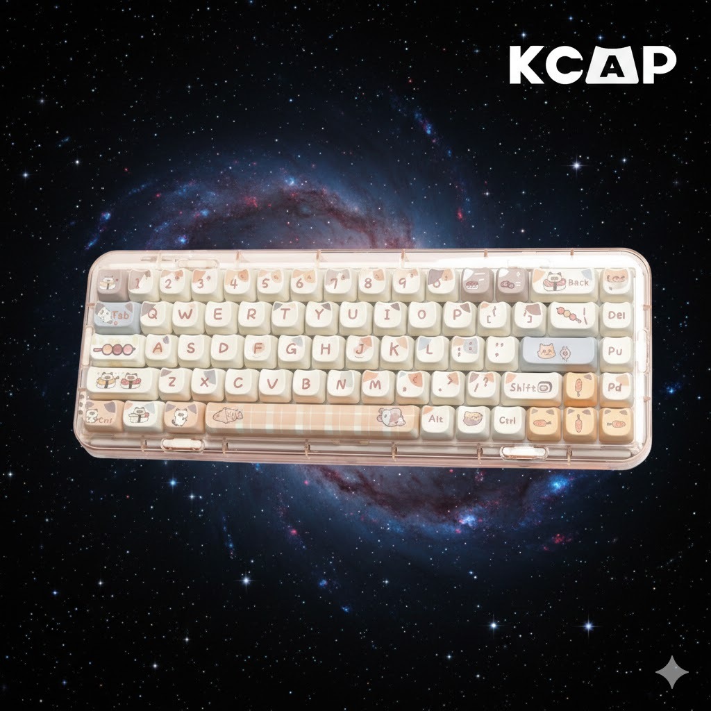 Bộ Keycap Miao Cat Pastel | KCRAFT - World of keycaps