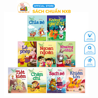 Sách - Combo 9 Cuốn Gieo Mầm Tính Cách Cho Bé Yêu -- Hình Ảnh Sống Động Sắc Nét