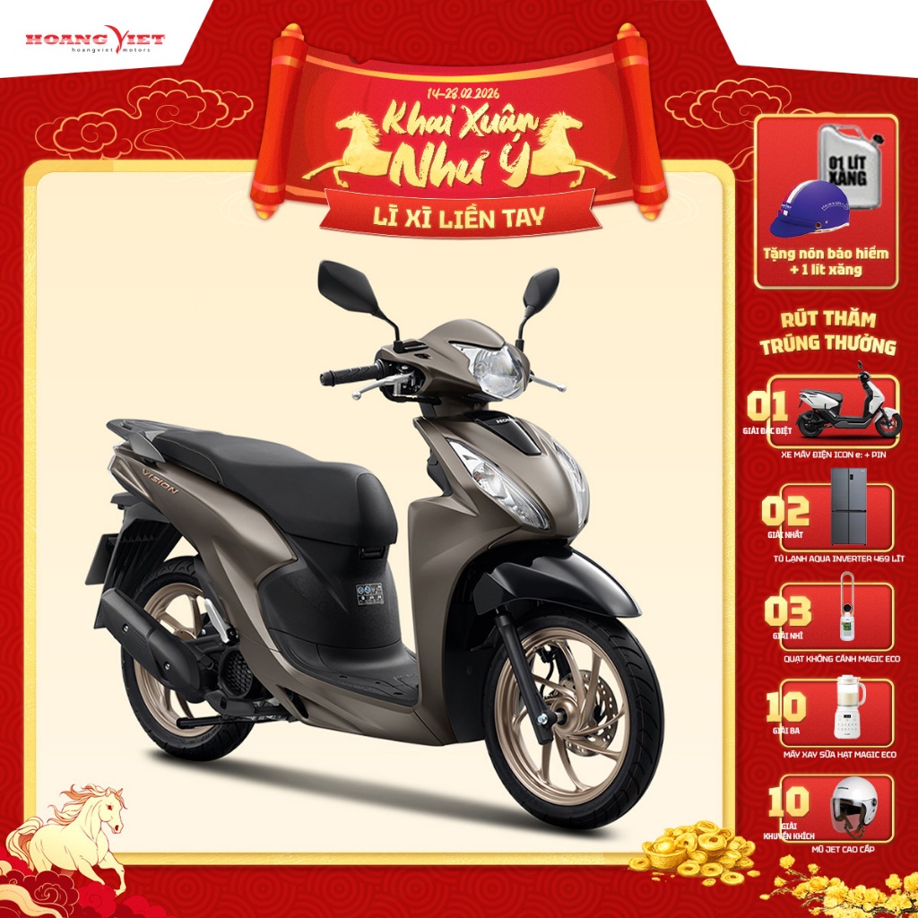 Xe Máy Honda Vision 2025 - Phiên Bản Đặc Biệt