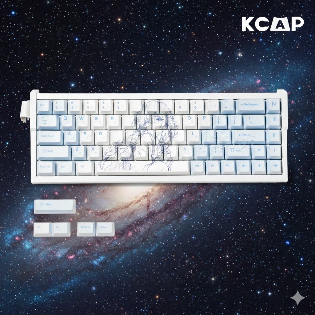 Bộ Keycap Blue Sketch Anime | KCRAFT - World of keycaps