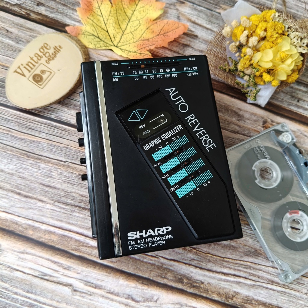 Máy nghe nhạc radio cassette Sharp JC-N2-BK