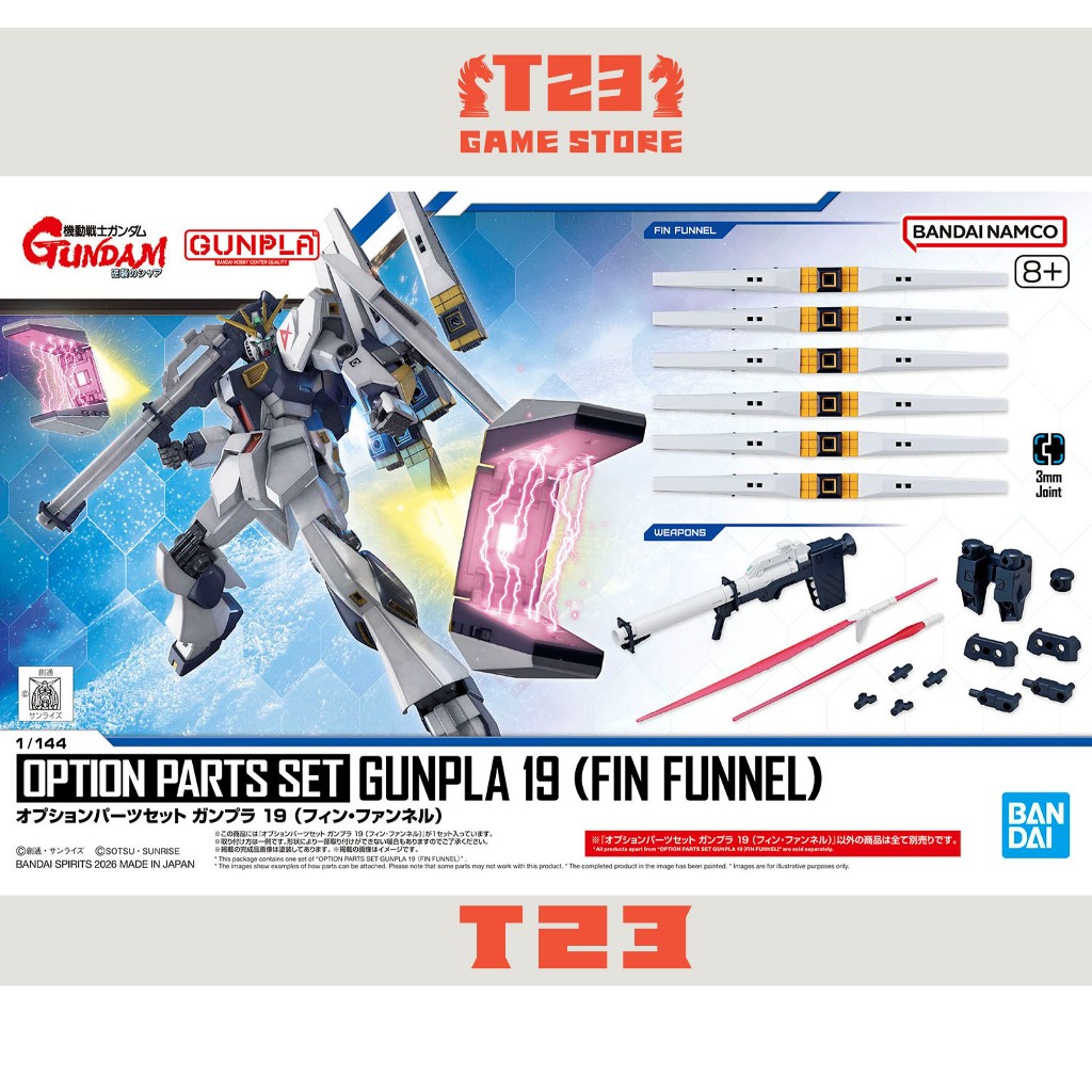 PHỤ KIỆN Option Parts Set Gunpla 19 Fin Funnel - PHỤ KIỆN GUNPLA CHÍNH HÃNG BANDAI
