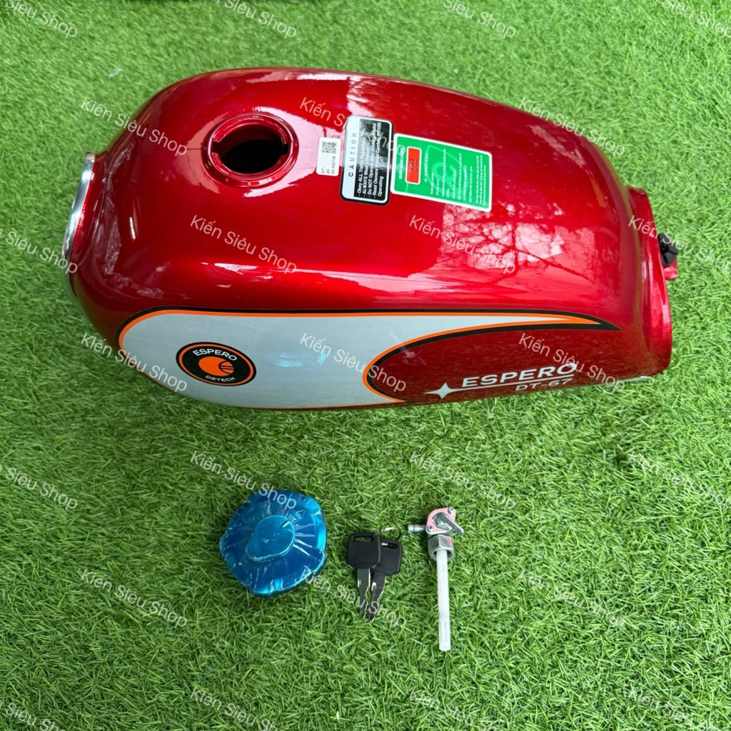 Bình xăng xe 67 detech đỏ phù hợp 67 detech 67 CD CL