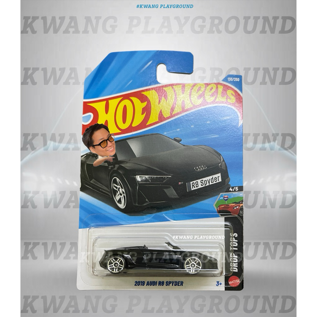 Kwang Playground - Xe mô hình Hot Wheels basic 2019 Audi R8 Spyder - Case E 2026