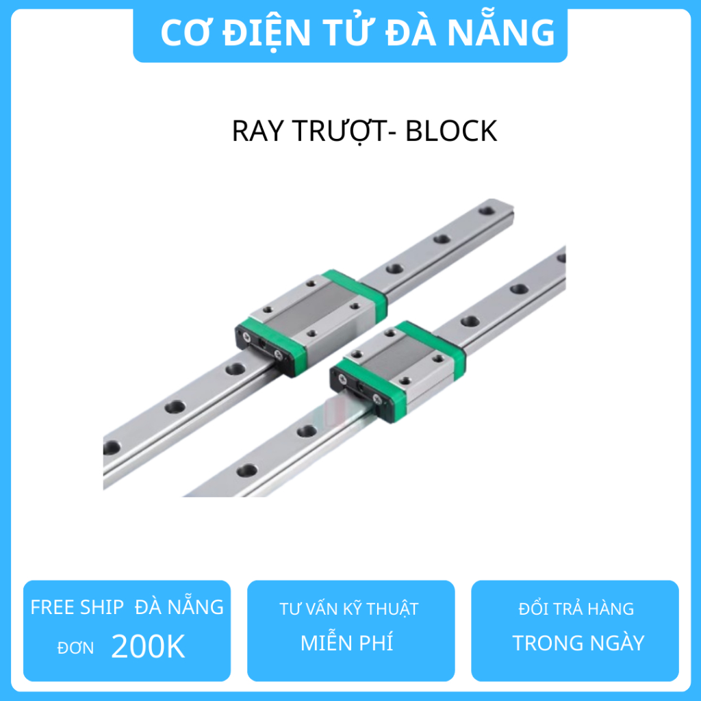 Ray trượt thanh trượt con trượt MGN12 mới 100%, tiêu chuẩn công nghiệp mạ điện không gỉ