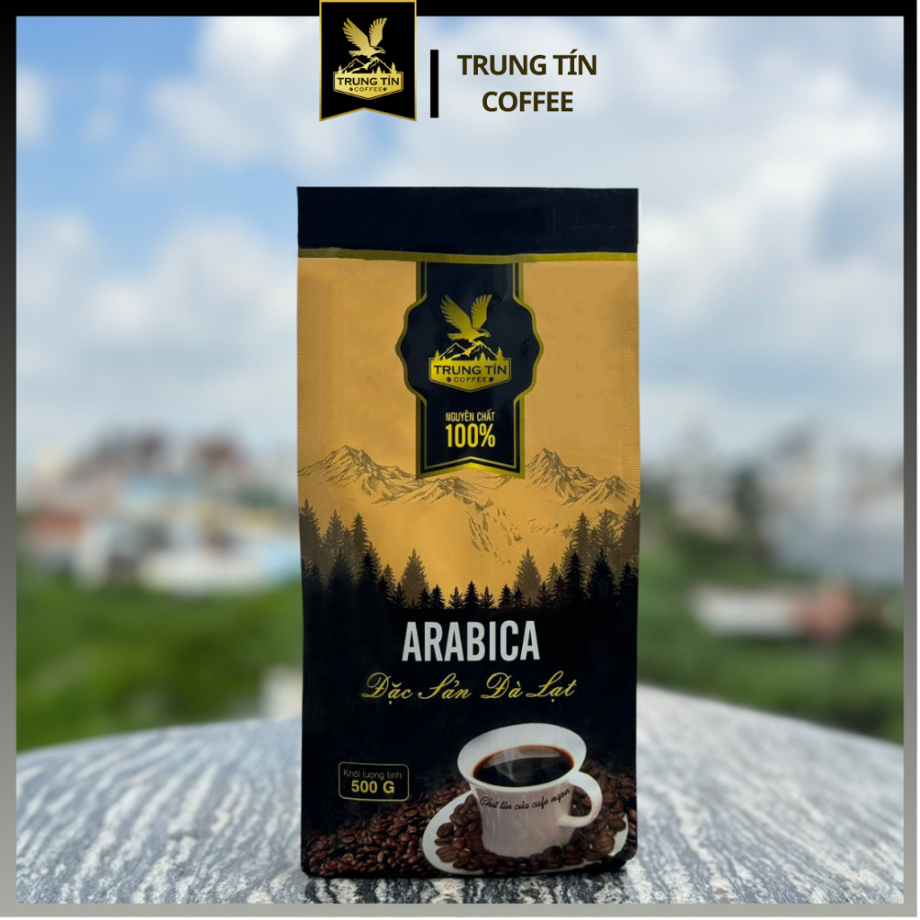 (Sỉ từ 3kg) cafe arabica nguyên chẩt - cafe Trung Tín - cafe Đà Lạt