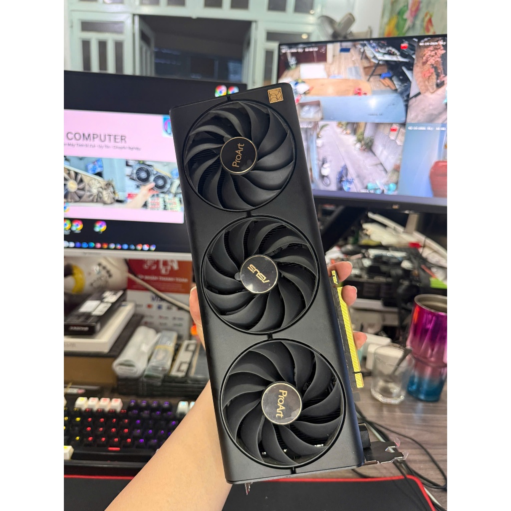 Card Màn Hình - VGA Asus ProArt RTX 4080 Super 16GB OC Edition GDDR6X Còn Bảo Hành Hãng 02/2027