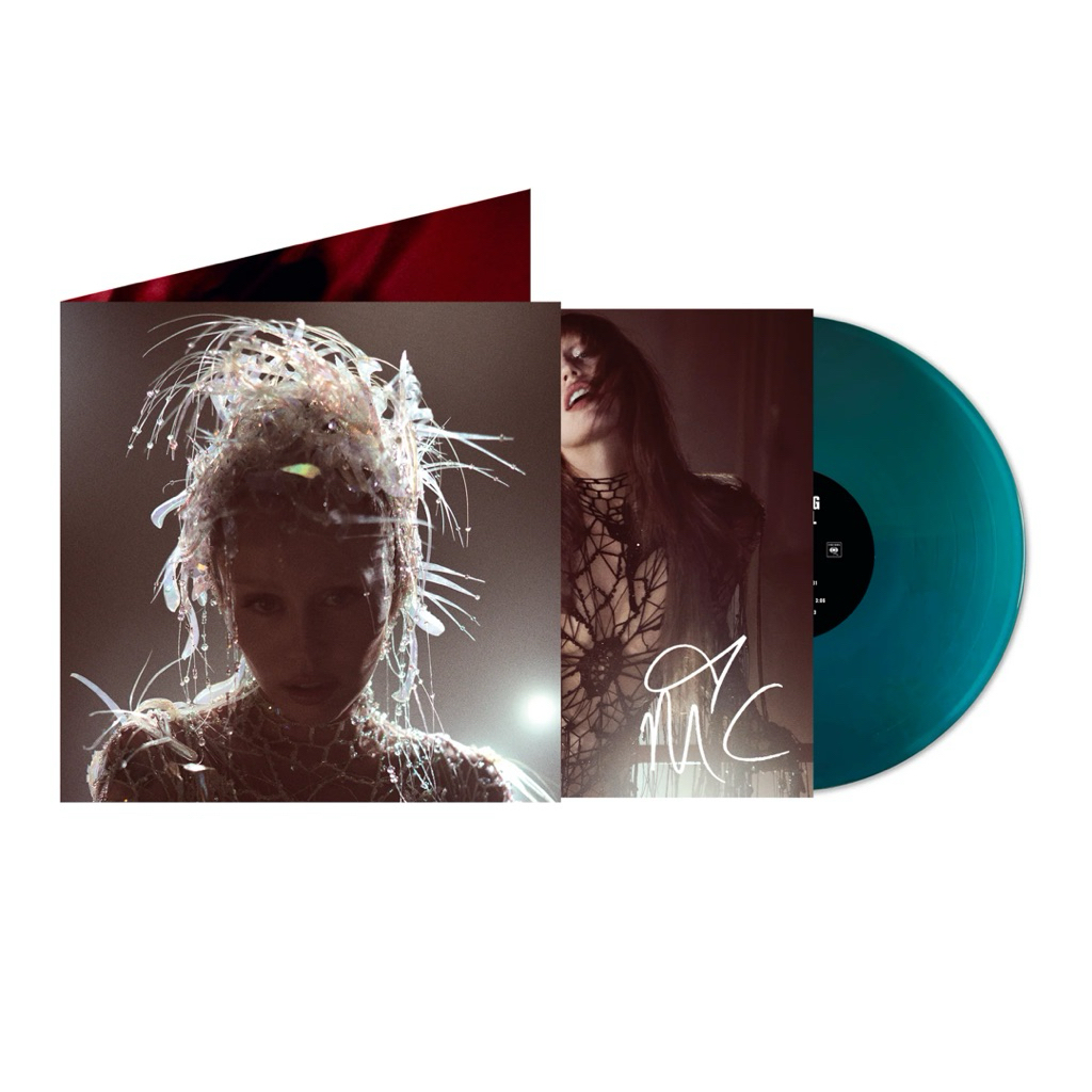 [rare] ĐĨA CHỮ KÍ Something Beautiful - Miley Cyrus  (Sea Blue vinyl)