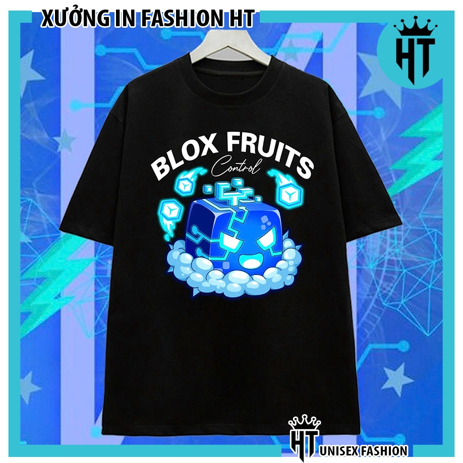 Áo thun Blox Fruits Control - Glich 504 Sans - Error 404 phong cách cho bé trai bé gái đủ size
