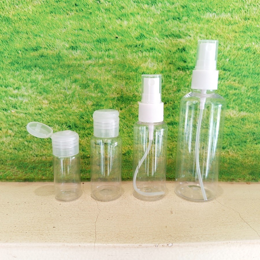 Combo 50 chai xịt phun sương, nắp bật 15ml - 100ml, chai nhựa PET 15ml - 100ml