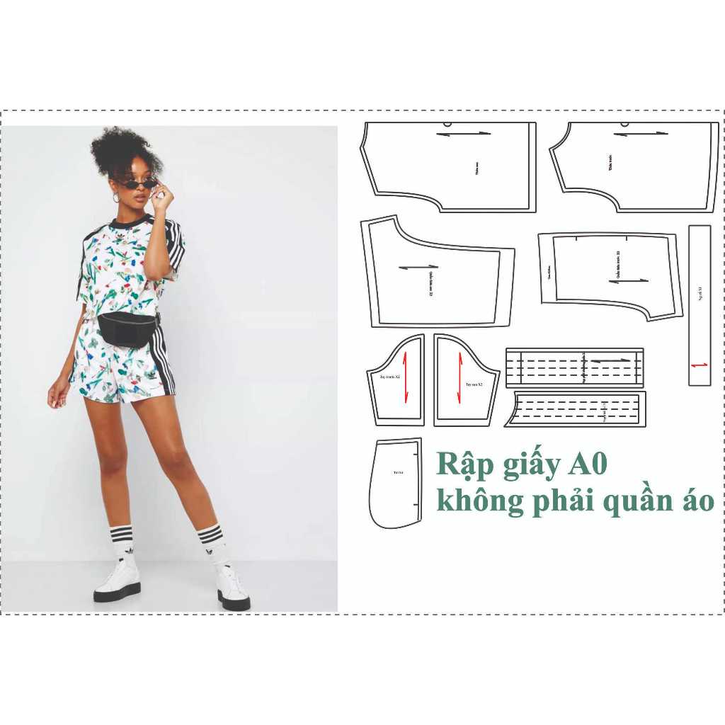 Rập giấy A0 879 - Rập may bộ