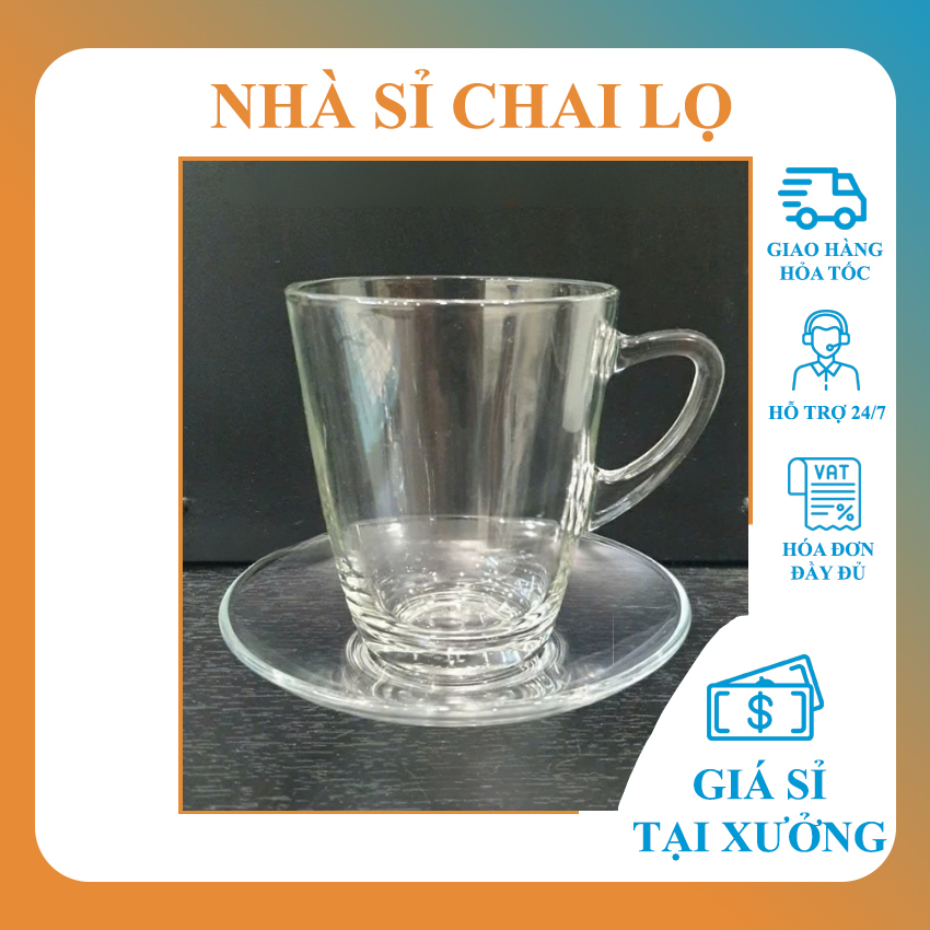 Cốc thủy tinh Union UG343 340ml uống trà nhập khẩu Thái Lan