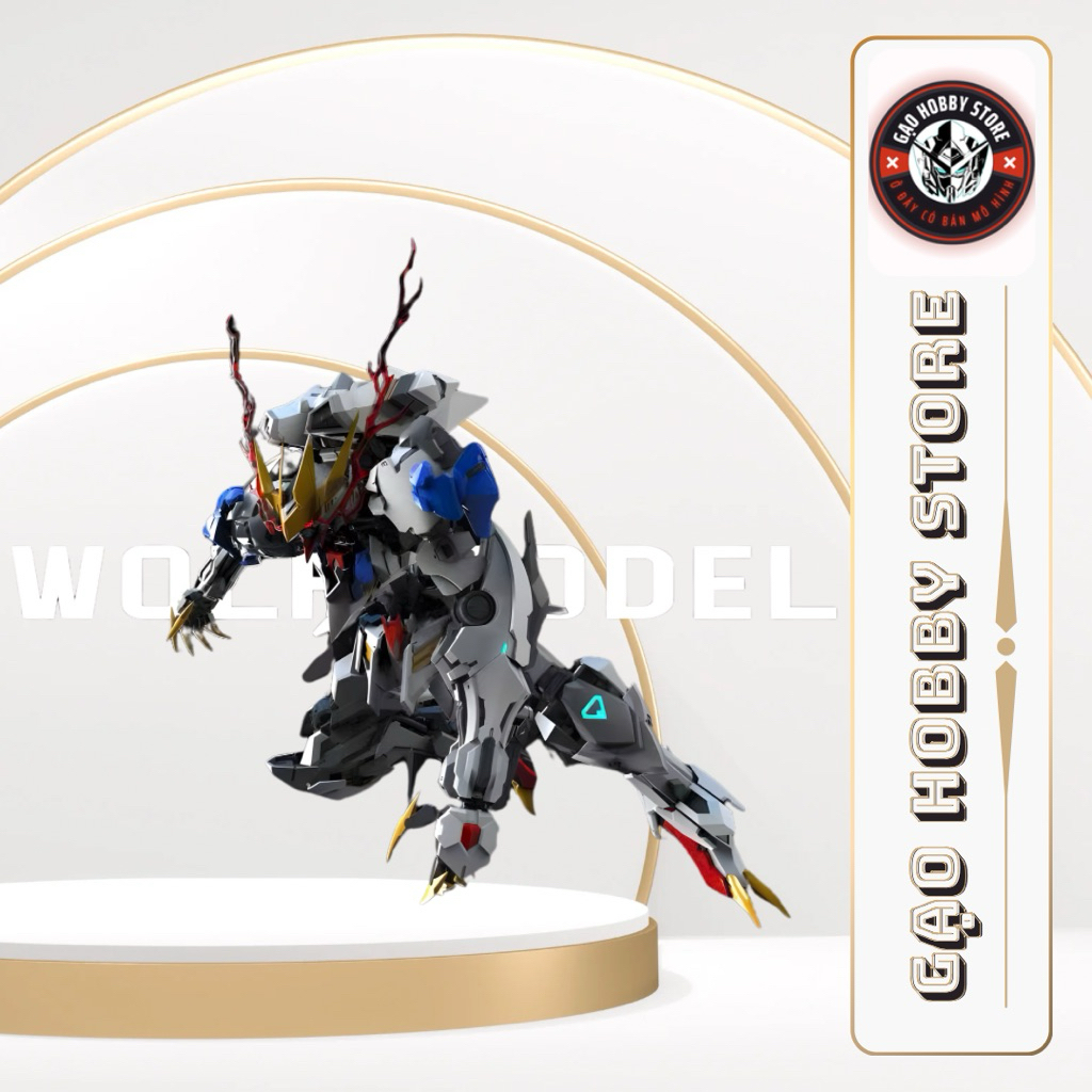 [Sắp Về] Mô Hình Lắp Ráp 1/100 Barbatos Lupus Rex Wolf Model