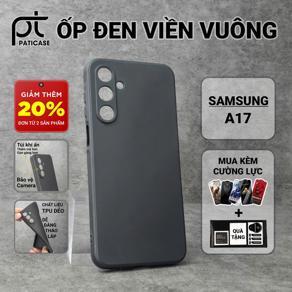 Ốp lưng Samsung A24, A25 5G, A26 5G, A27 5G cạnh viền vuông bảo vệ toàn diện