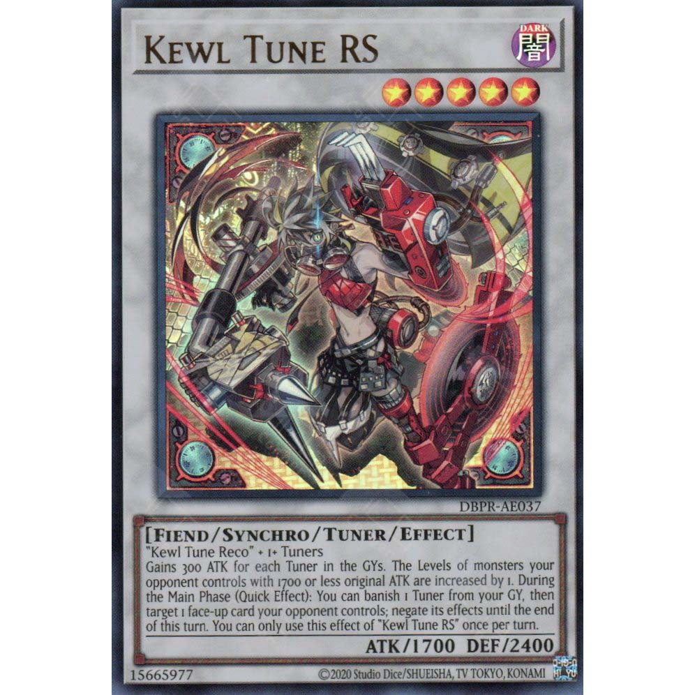 Thẻ bài Yugioh tiếng Anh chính hãng: DBPR-AE037 Kewl Tune RS (UR)