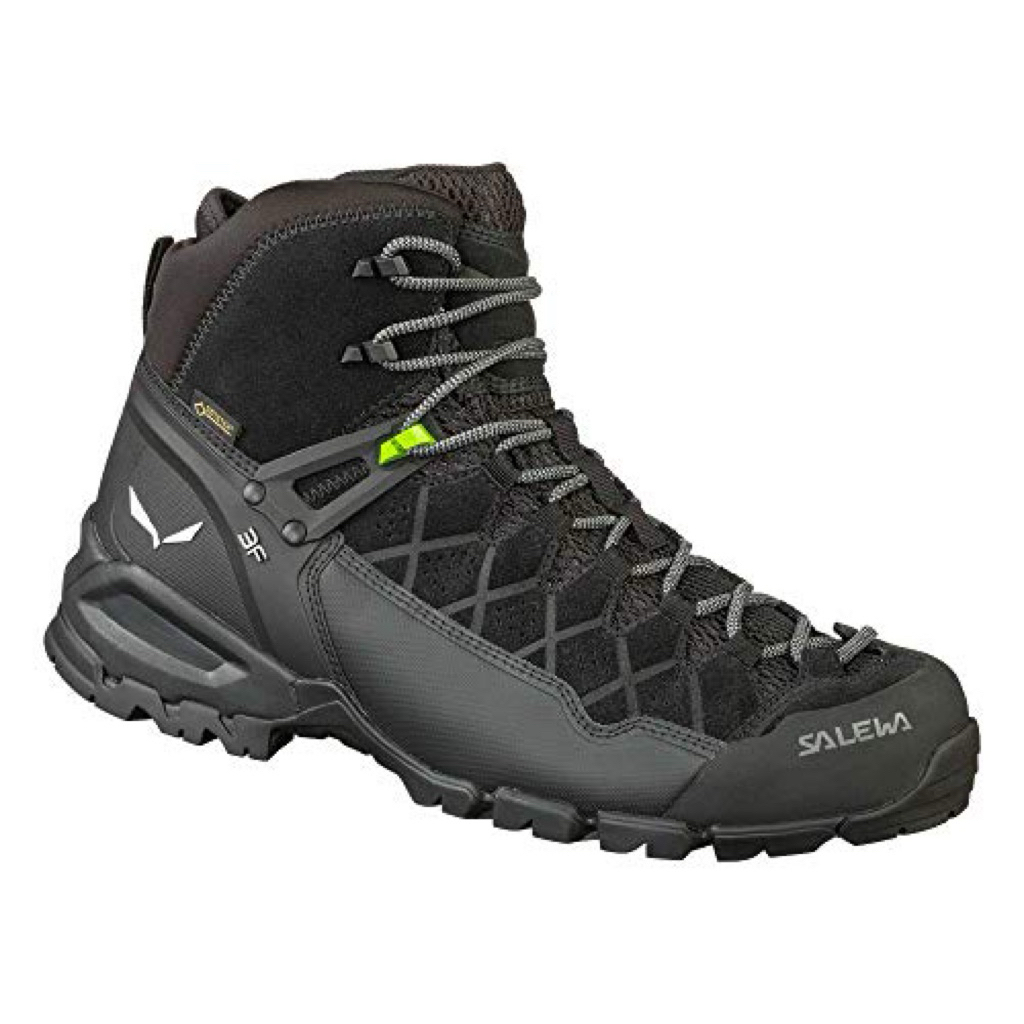 Salewa Alp Trainer Mid GTX Nam – Giày Leo Núi GORE-TEX Vibram Chống Nước Trekking Cổ Cao Bám Đá Chín