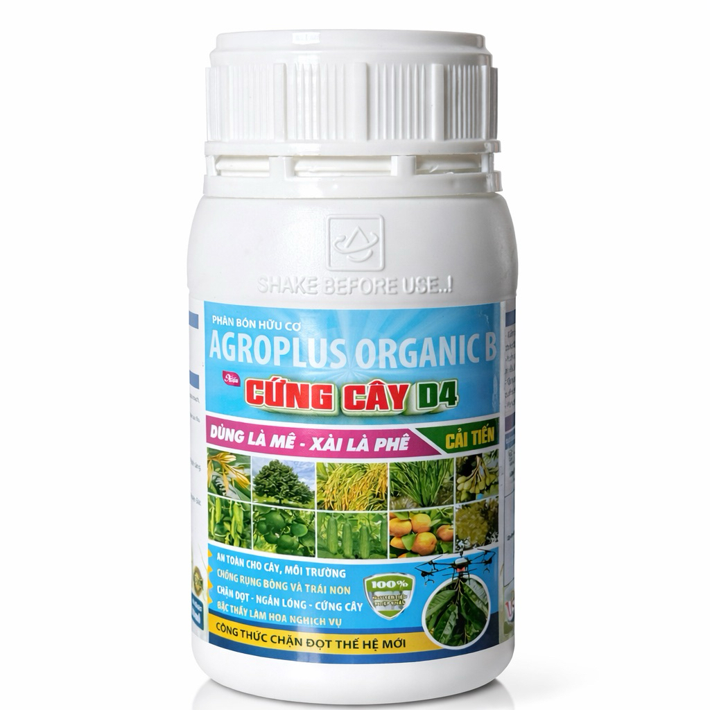 [1 chai] CỨNG CÂY D4 CẢI TIẾN (500ml) chính hãng VIỆT SANG - LÙN CÂY, MẬP THÂN, MẬP CHỒI, XANH LÁ - 