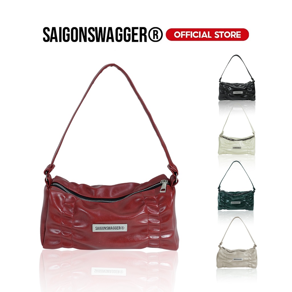 Túi Xách Da Saigonswagger® SGS ROLLÉ LEATHER BAG Túi Đeo Vai Cầm Tay | BigBuy360 - bigbuy360.vn