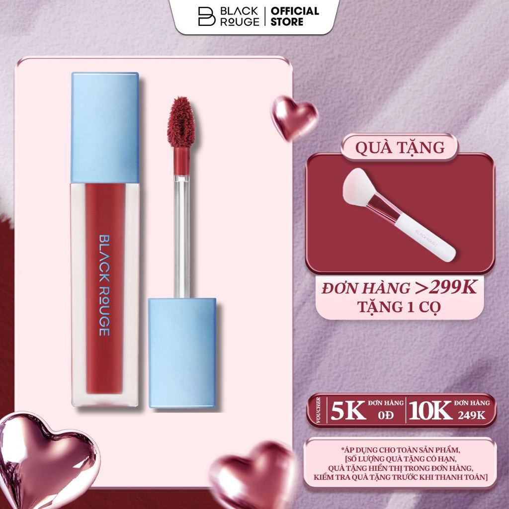 Son Kem Black Rouge Air Fit Velvet Tint Ver 6 - 4,5g