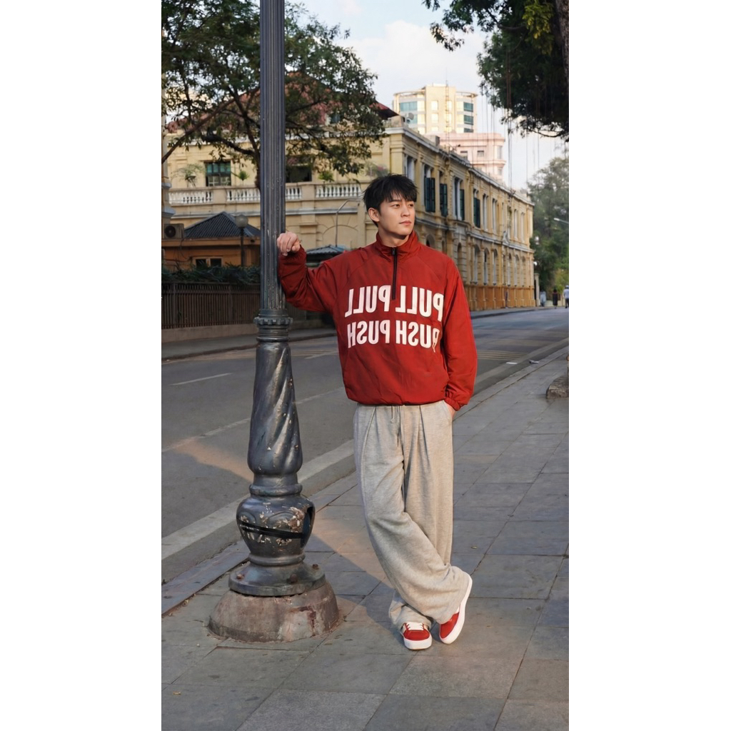 Áo Khoác Gió Unisex Form Boxy HALFZIP JACKET Zaagat Studio Chất Liệu Chống Nước, Chống Gió, Giữ Ấm Thu Đông Localbrand | BigBuy360 - bigbuy360.vn