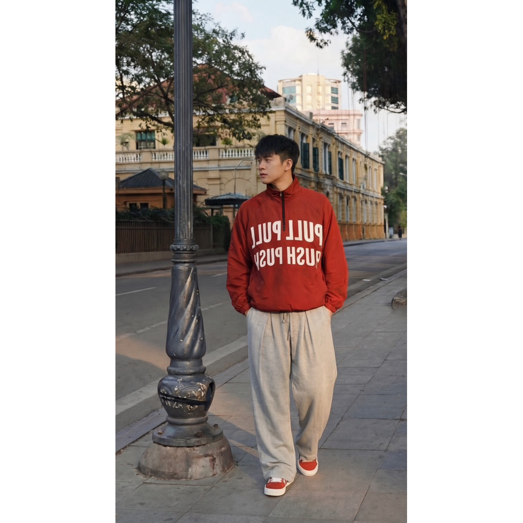 Áo Khoác Gió Unisex Form Boxy HALFZIP JACKET Zaagat Studio Chất Liệu Chống Nước, Chống Gió, Giữ Ấm Thu Đông Localbrand | BigBuy360 - bigbuy360.vn