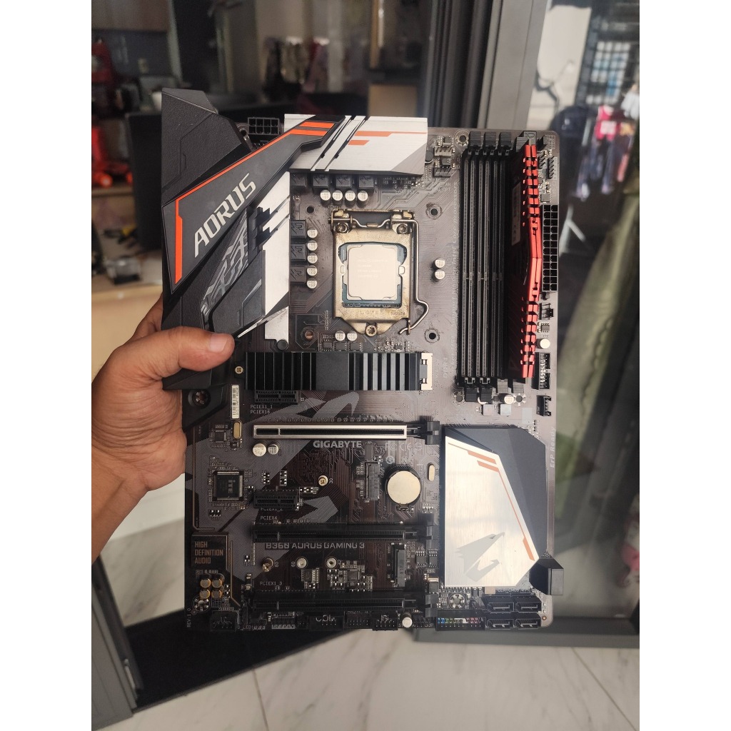 MAIN GIGA B360 AORUS ATX ZIN ĐẸP LED