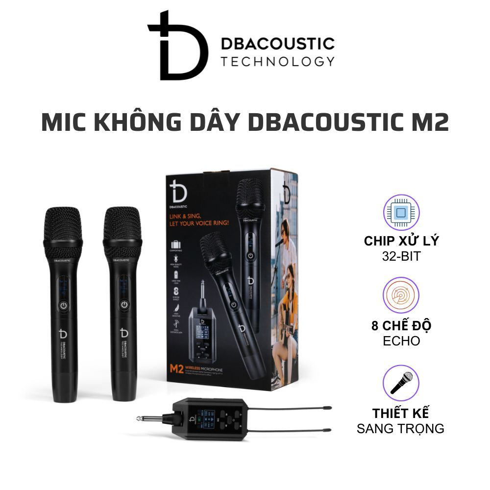 Micro Dbacoustic M2, Micro không dây nhỏ gọn, giá rẻ