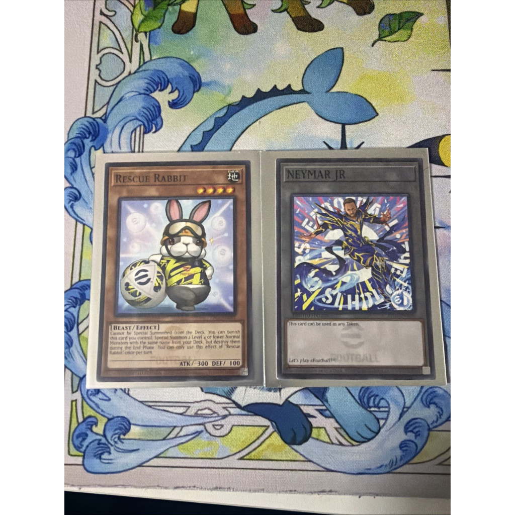 neymar jr [ Dưa Hấu Yugioh ] Lá bài thẻ bài rescue rabbit promo efootball