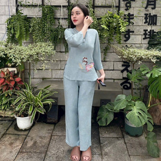 Sò Tâm Vải ẤnĐộ Cao Cấp Nữ # Đồ Lam Đi Chùa
