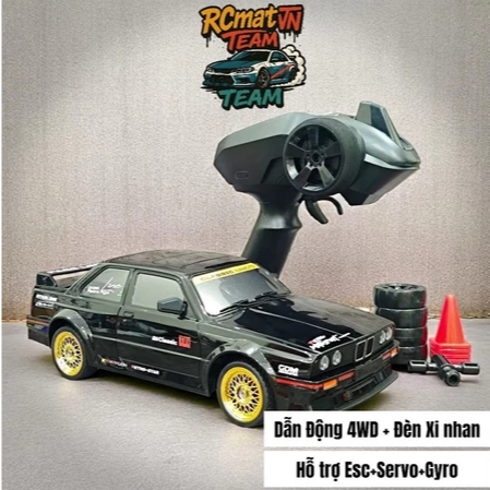 Xe RC Drift Japan Legend LD1899 NSX RX7 AE86 điều khiển từ xa 1:18 RWD có Gyro - Version drift chuyê