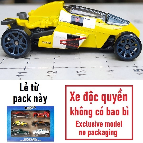 Xe mô hình Hot Wheels Legends Tour 2JetZ