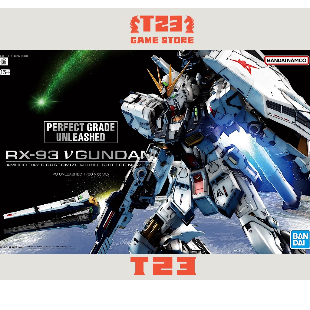 Mô hình lắp ráp PG UNLEASHED 1/60 NU GUNDAM - PGU NU GUNDAM - MÔ HÌNH GUNDAM CHÍNH HÃNG BANDAI