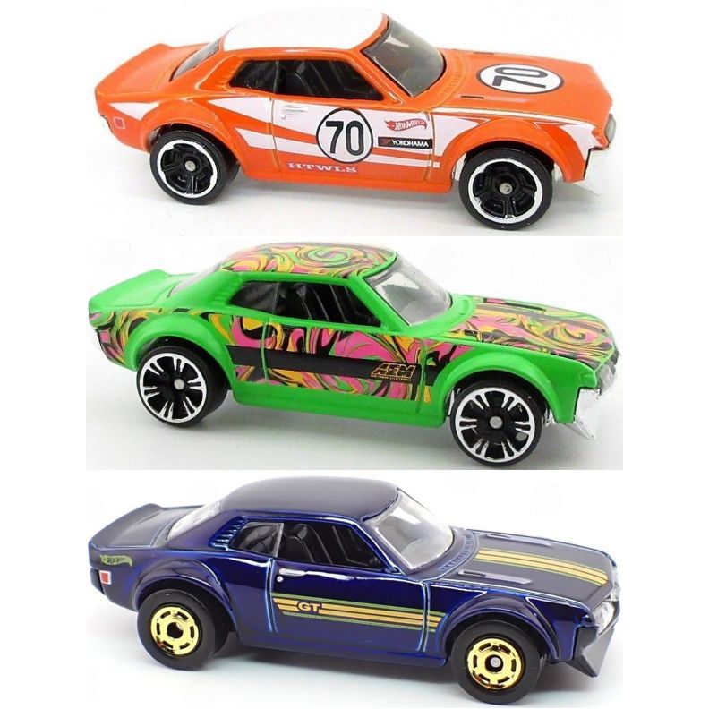 Xe mô hình JDM Nhật Hot Wheels Neon Speeders 1970 '70 Toyota Celica
