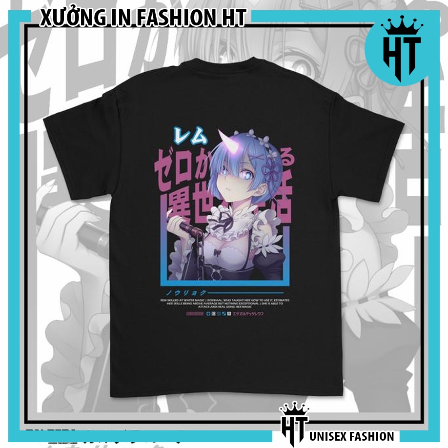 Áo thun Anime Re - Zero Rem Light - Genshin Impact Kaedehara Kazuha Anemo