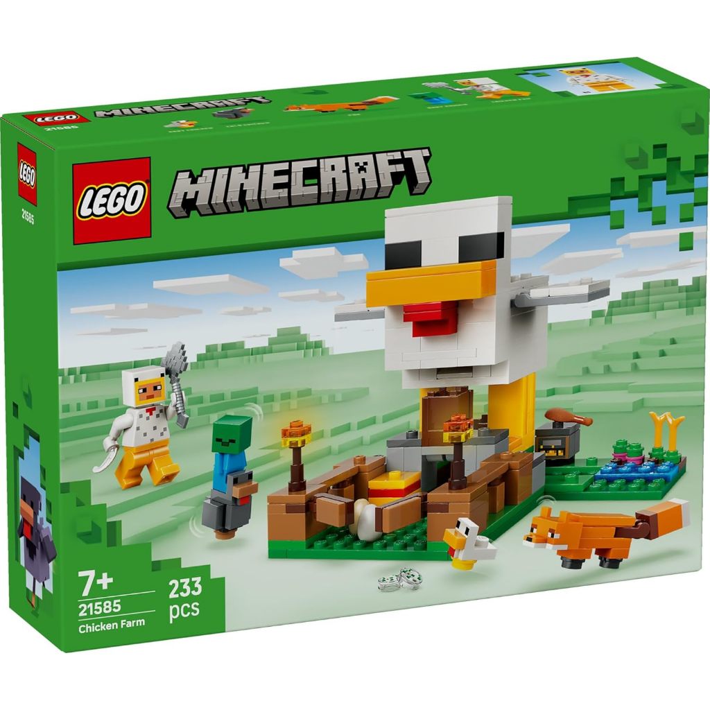 21585 LEGO Minecraft Chicken Farm - Đồ chơi lắp ráp Minecraft Trang Trại Gà