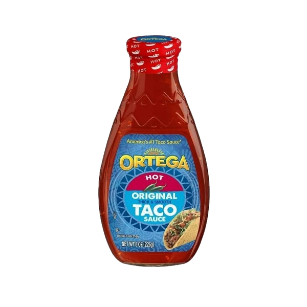 🌮🔥 Sốt Taco Hot Ortega 226g – Bùng nổ vị cay đậm chất Mexico 🔥🌮