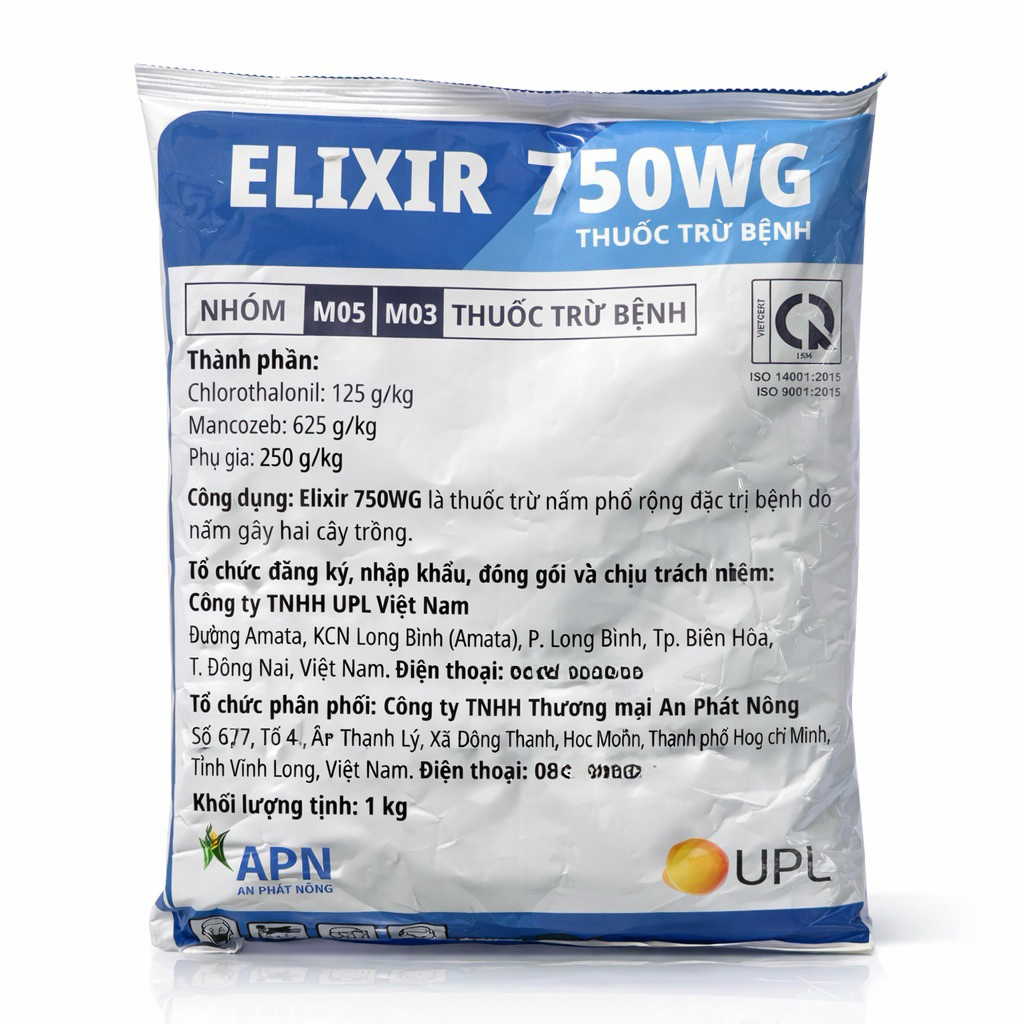 ELIXIR 750WG - An Phát Nông (1kg). Phòng nấm bệnh trên cây trồng