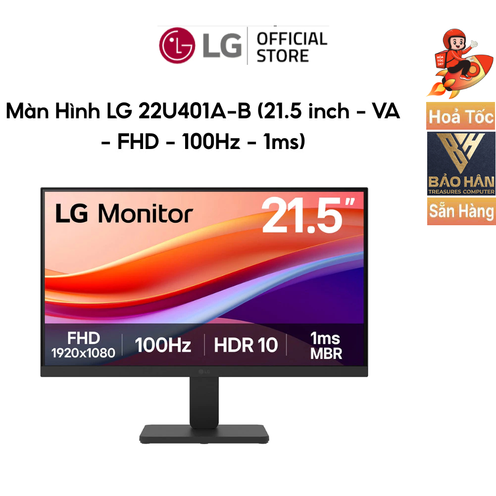 Màn Hình LG 22U401A (21.5 inch - VA - FHD - 100Hz - 1ms ) - Hàng Chính Hãng
