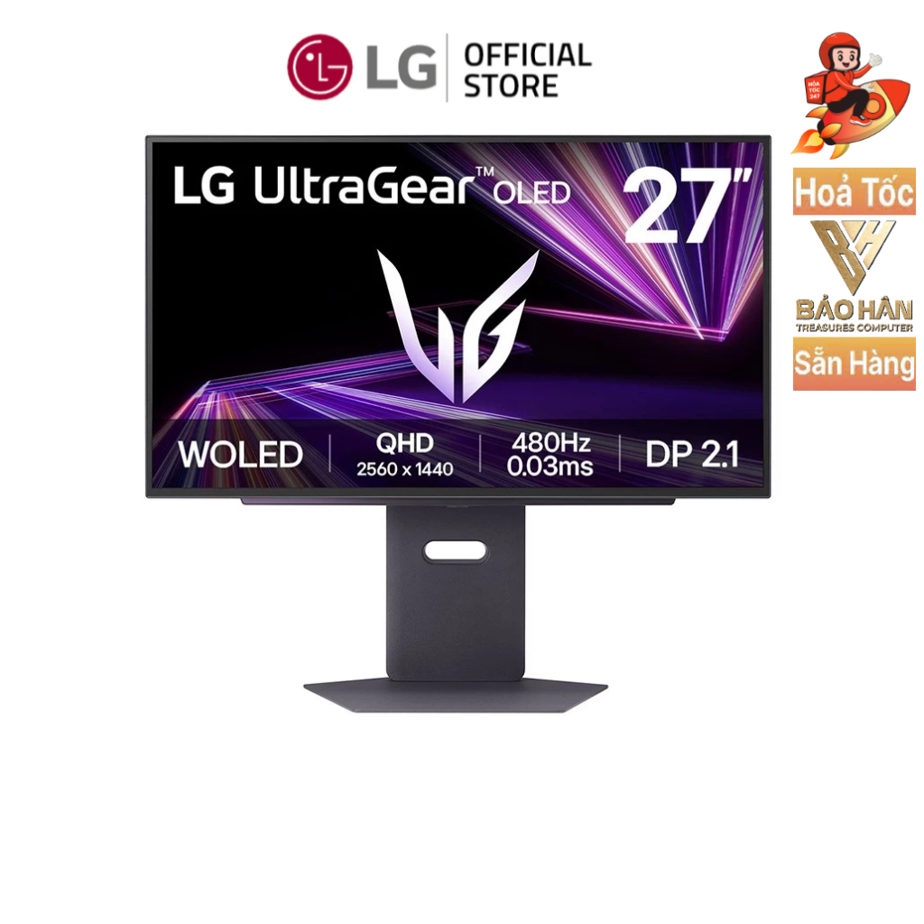 Màn Hình Gaming LG UltraGear 27GX790A (26.5 inch/ OLED/ 2K/ 480Hz/ 0.03ms) - Hàng Chính Hãng