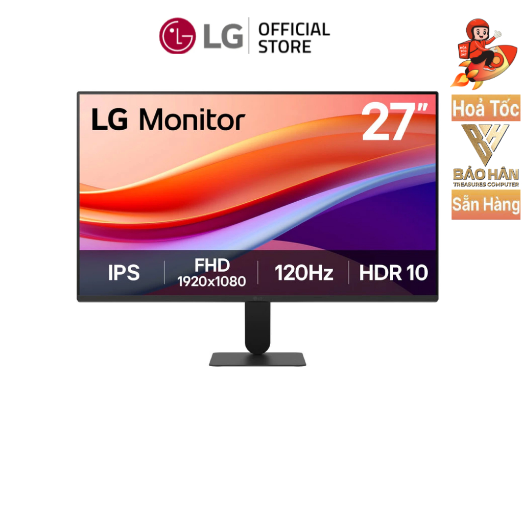 Màn Hình LG 27U411A-B.ATVQ ( IPS/ Full HD/ 120Hz/ 27 inch/ sRGB 99% / HDR 10/ 1ms MBR) - Hàng Chính 