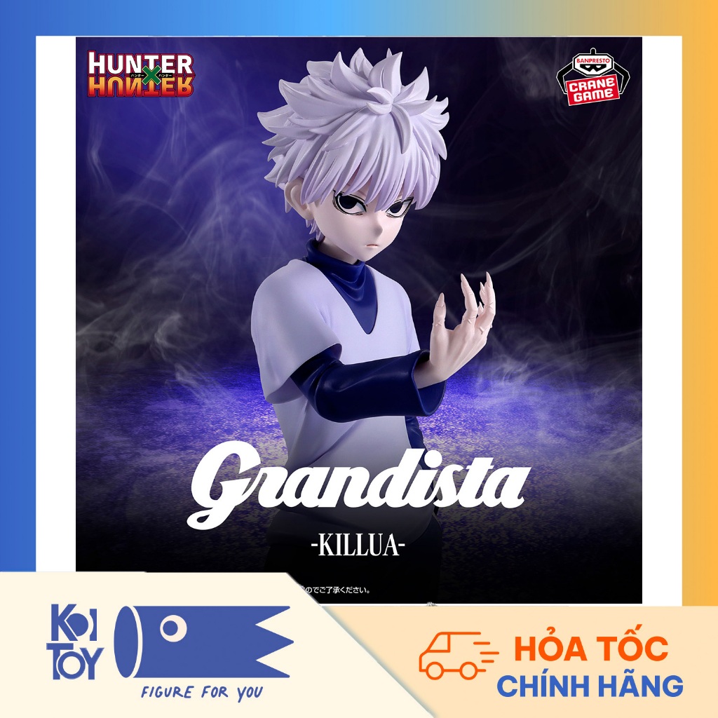 [Hàng Chính Hãng] Mô hình Hunter X Hunter - Grandista Killua - Figure Banpresto